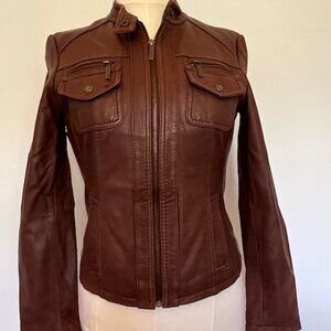 Women's leather jacket